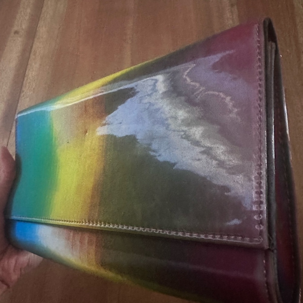 Multicolor Clutch Bag